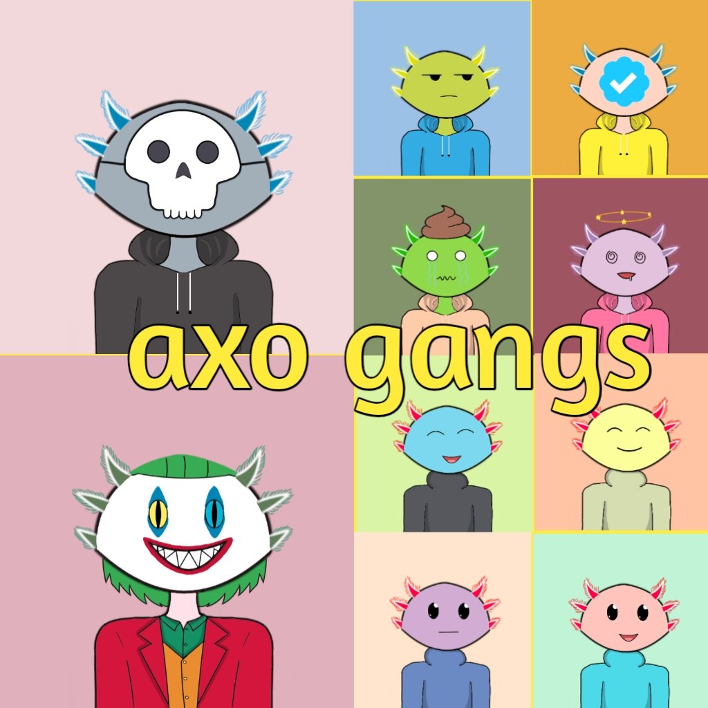 Launching 🥳🥳
Now you can have this cute animal in the metaverse
Let's check opensea axo gangs
floor price 0.001
Blockchain Polygon
Available at
opensea.io/Axo_gangs

#NFTs #nft #NFTdrop #NFTCommunity #NFTCollection #nftcollector #nftcollectors #NFTcollectibles #NFTshill