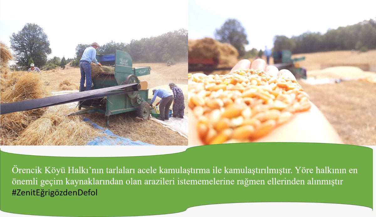 Arazilerimiz , zehir saçan madenlere açılıyor 

#ZenitEğrigözdenDefol