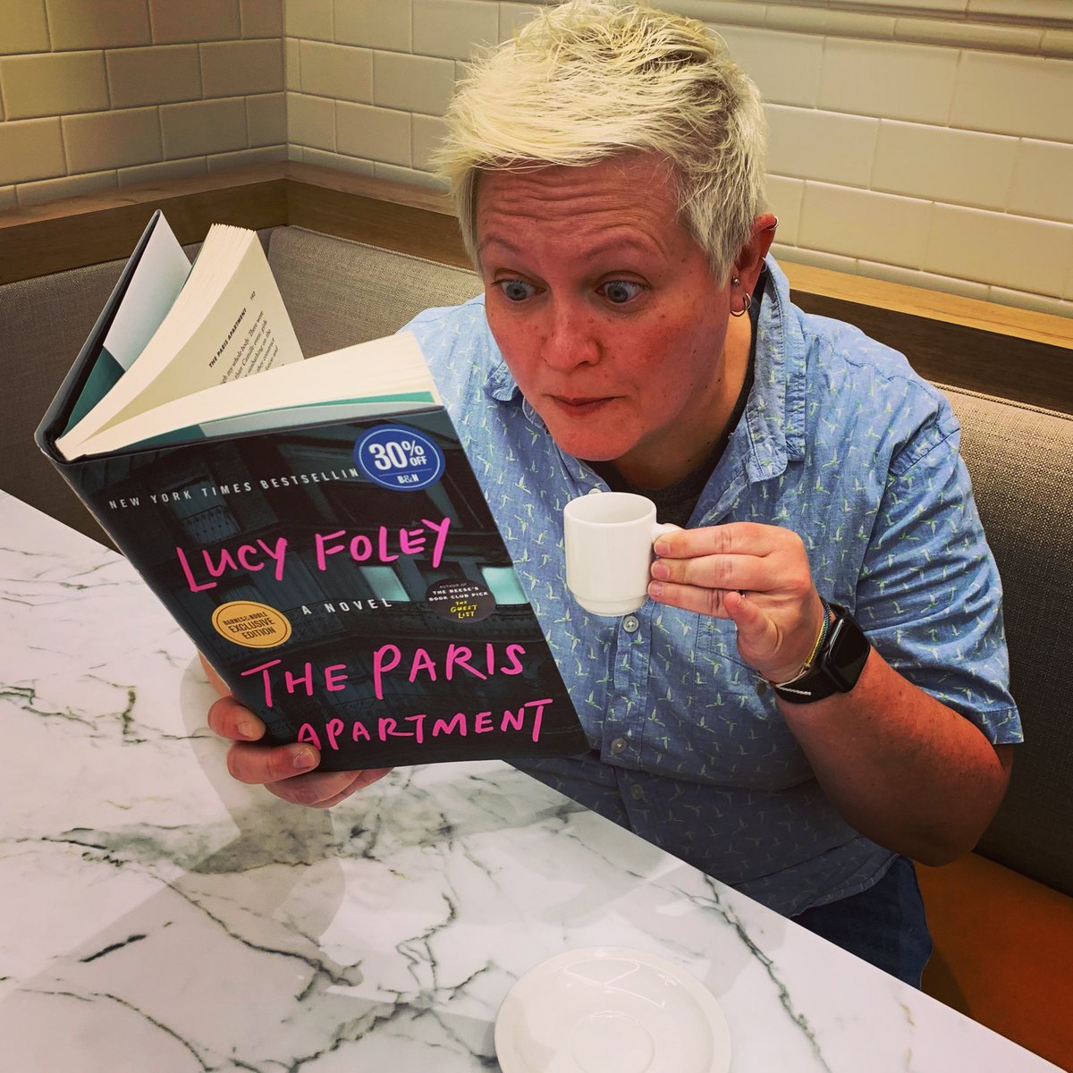 This #newreleasetuesday has us feeling a little #parisian ! Lucy Foley has done it again…a thriller that will have you guessing until the very end! 📚☕️
.
.
.

#bn #mybn #bnbuzz #Thriller