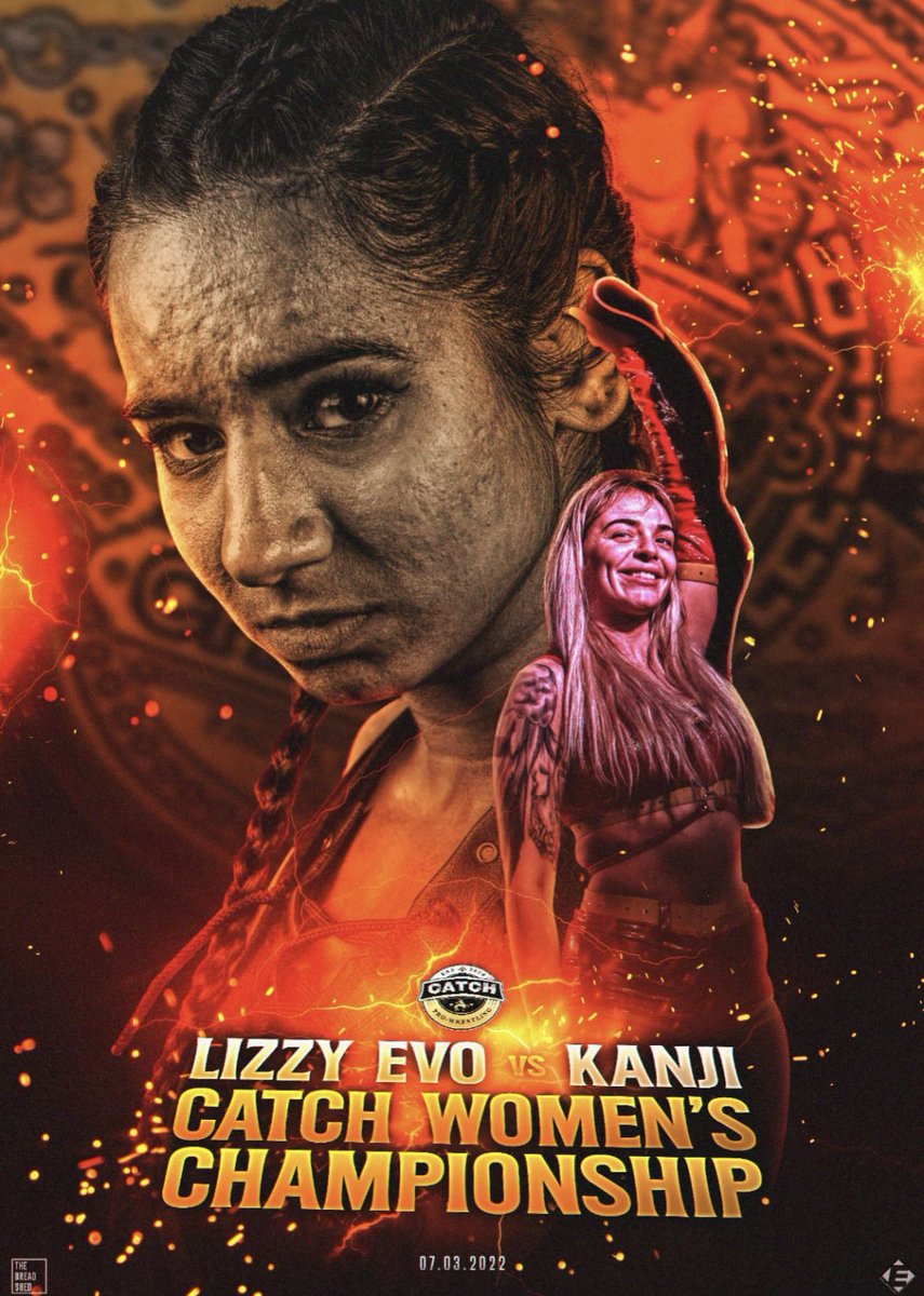 CATCHProWres's tweet photo. 🚨MATCH ANNOUNCEMENT🚨

Ask &amp; you shall receive..

The Liver Bird has wanted this match for a long time. At Monday Night CATCH:PRO, she gets it.

CATCH Women's Championship
LIZZY EVO vs KANJI

🗓️ 7th March
📍@BreadShedMCR
🎟️https://t.co/aTxAj6kYAH

🎨 @Elliottt93 https://t.co/olPGvHIPl1