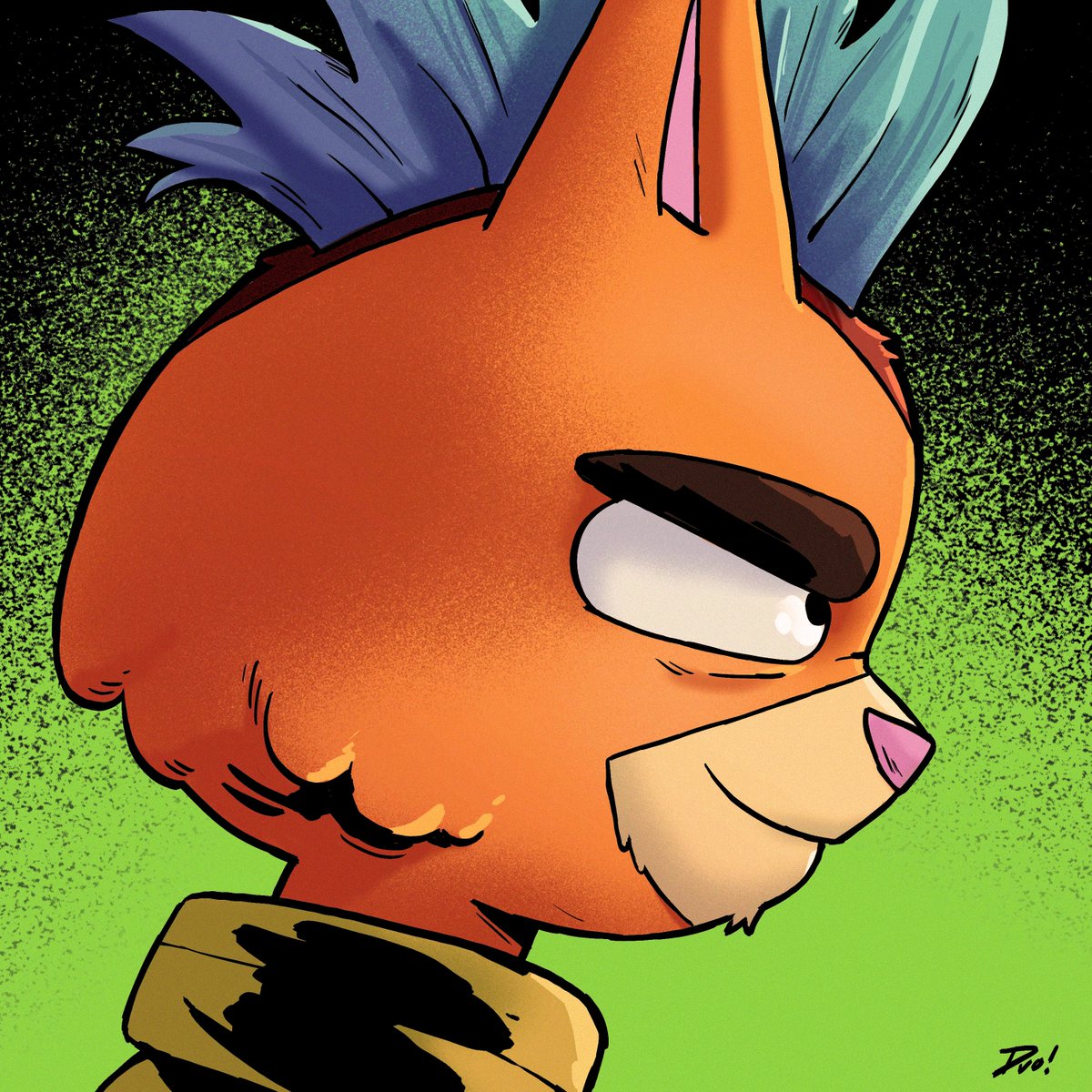 TaterBits's tweet image. I got a great #FinalSpace commission from @devinator200. Little Cato wanted a mugshot, too, after seeing his dads face flexing. Thank you again! #RenewFinalSpace