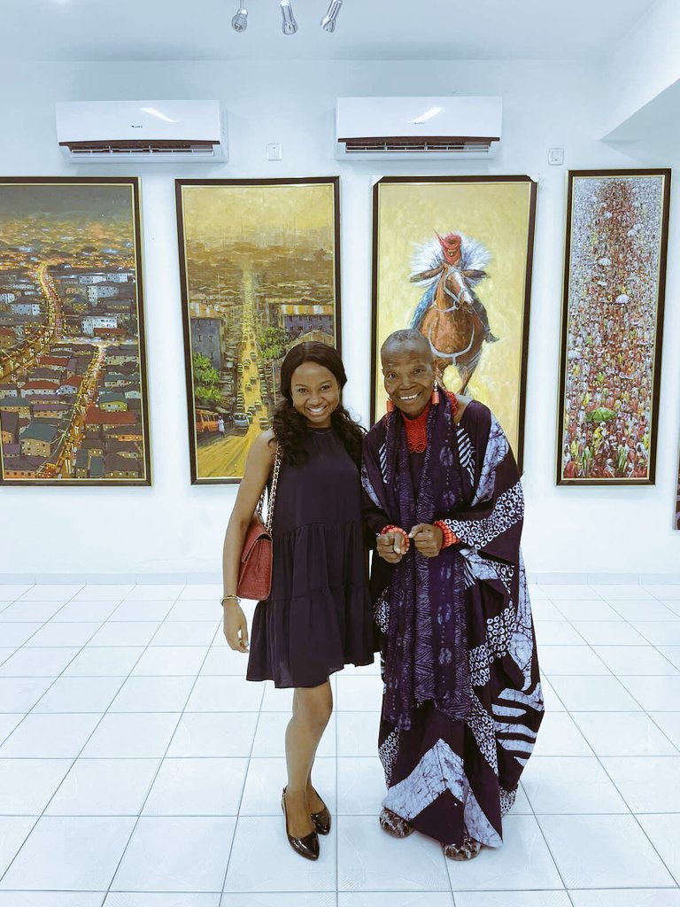artbypraise's tweet photo. I've always wanted to visit the Nike Art Gallery, I just never had the time too until yesterday.
I could identify all my fave artists 😍
Art really makes me happy.

I left there inspired!!!!! https://t.co/yYHzlNEO4t