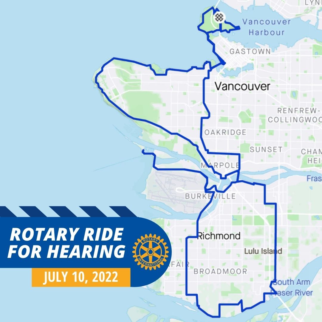 We will start our ride from the Terminal City Club in Downtown Vancouver, around Stanley Park, out to UBC, over the Arthur Laing Bridge to Richmond, on to Steveston, and back to Vancouver. 
Help us raise funds for a great cause!  
Register today! tinyurl.com/Bike-A-Thon 
#bikeyvr