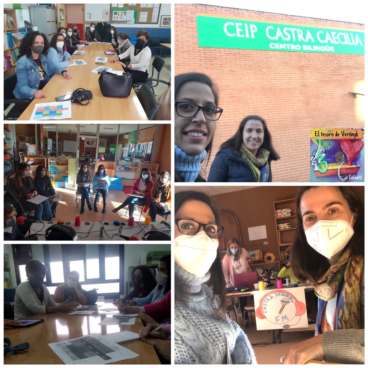 tesorodeveronyk's tweet photo. ¡Nos movemos desde el #CEIPMJRomeroMuñoz!  El @Castra_Caecilia nos ha acogido hoy mostrándonos algunos de sus proyectos. Hemos realizado un programa en streaming en su @CastraFm. ¡Mañana más! #muévete22 https://t.co/hwfZZT4Onq