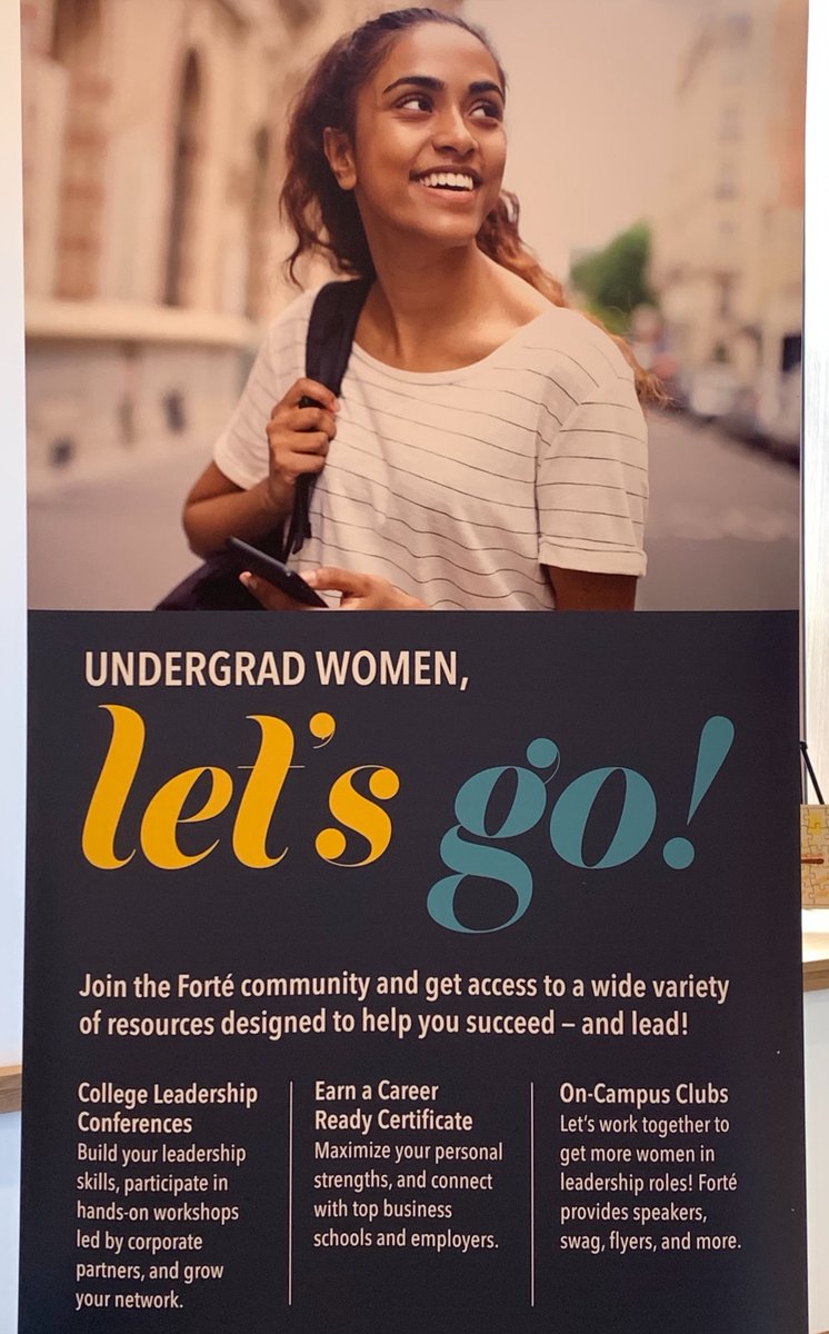 Forté is hosting a National Campus Leadership Conference March 3-5th that you won’t want to miss out on! Discover how to turn your passions into a business career during this event for any major and background. Registration ends this Thursday, Feb 24th. app.joinhandshake.com/events/946563/…