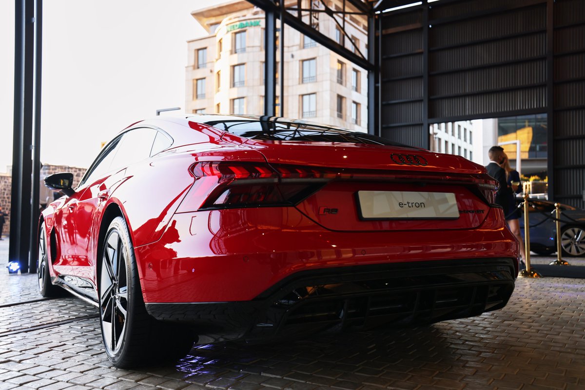 audisouthafrica's tweet photo. Never before has an RS model been so full of energy as the Audi RS e-tron GT. Its technical brilliance goes far beyond anything that can be expressed as performance data.
#NightofProgress https://t.co/lgkpua6rue