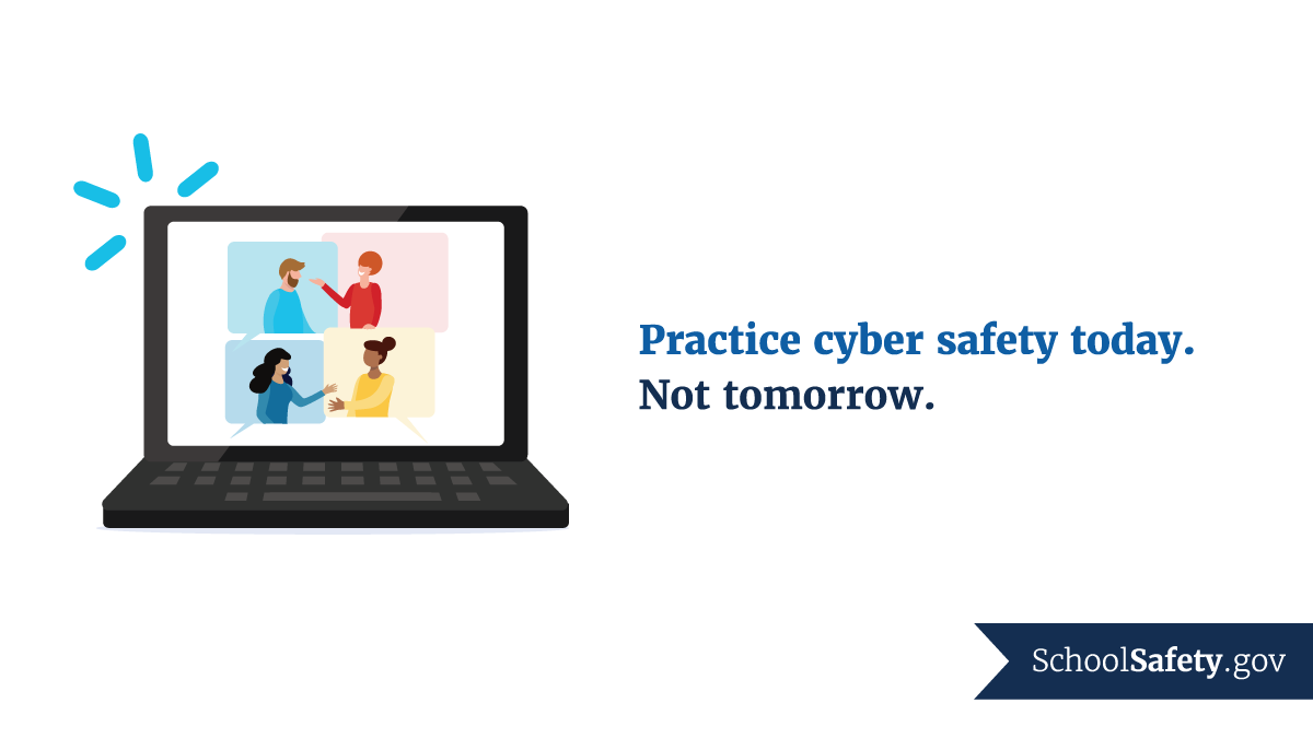 SchoolSafetyGov's tweet photo. A growing dependence on technology and the emergence of deceptive #cyber threats demands enhanced awareness and vigilance in our online world. 
Be proactive and learn how you can defend against cyber risks both at home and within your school: https://t.co/ugVsqvvegZ https://t.co/s9J1g3ol6b