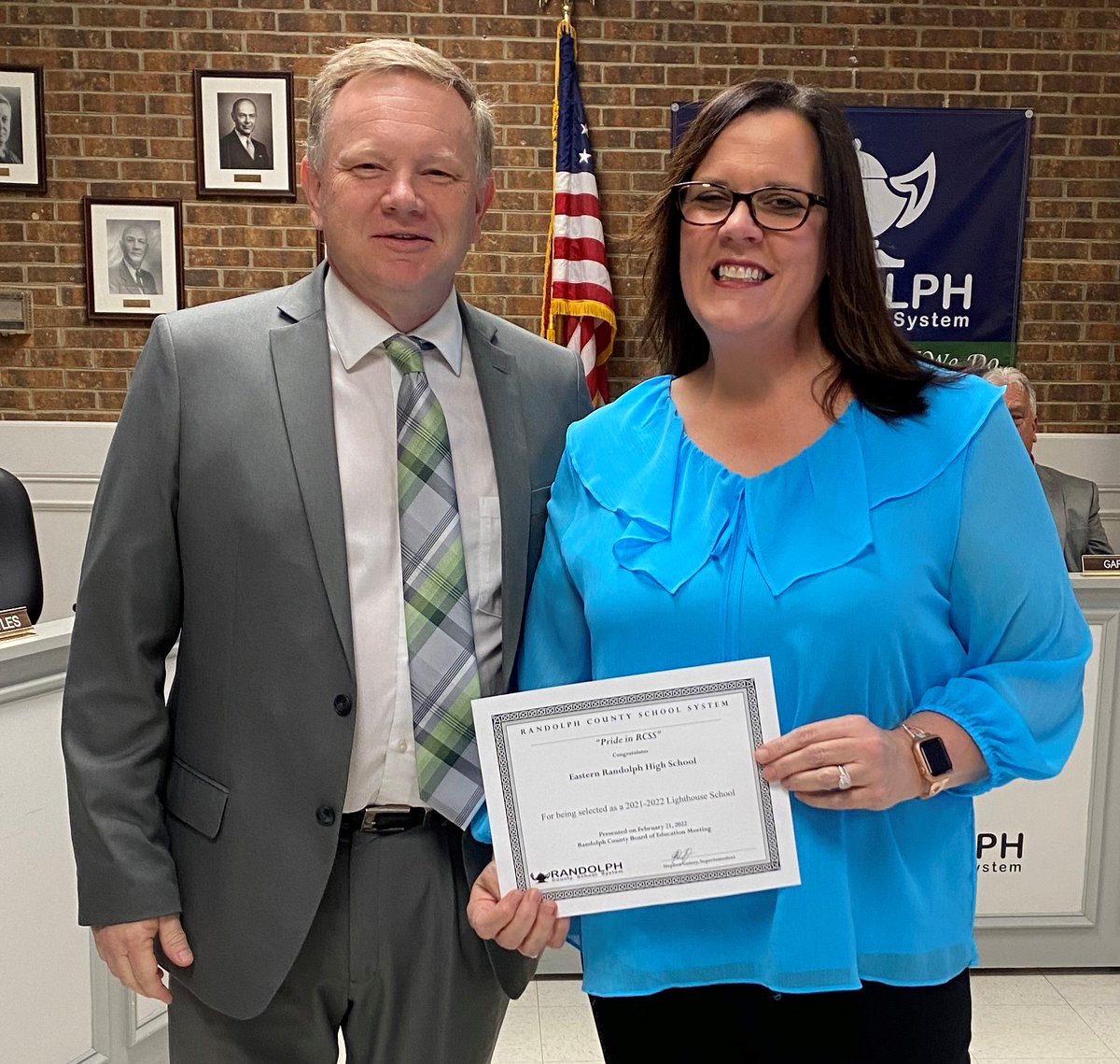 RandCoSchools's tweet photo. Congratulations to Eastern Randolph High School for being one of only two schools in the entire state to be selected as a "Lighthouse School" by @ncascd. file:///C:/Users/TMoody/Downloads/Eastern%20Randolph%20High%20School%20-%20Lighthouse%20School%20Award.pdf @ERHSWildcats https://t.co/TLpb8wbari