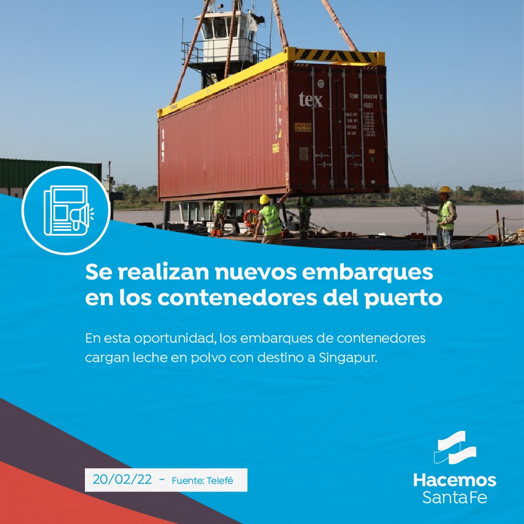 HacemosSF's tweet photo. El puerto santafesino consolida su reactivación histórica y la actividad productiva provincial sigue en crecimiento, posicionándonos en un nivel competitivo en materia de exportaciones.

#HacemosSantaFe https://t.co/yWEBzorONS