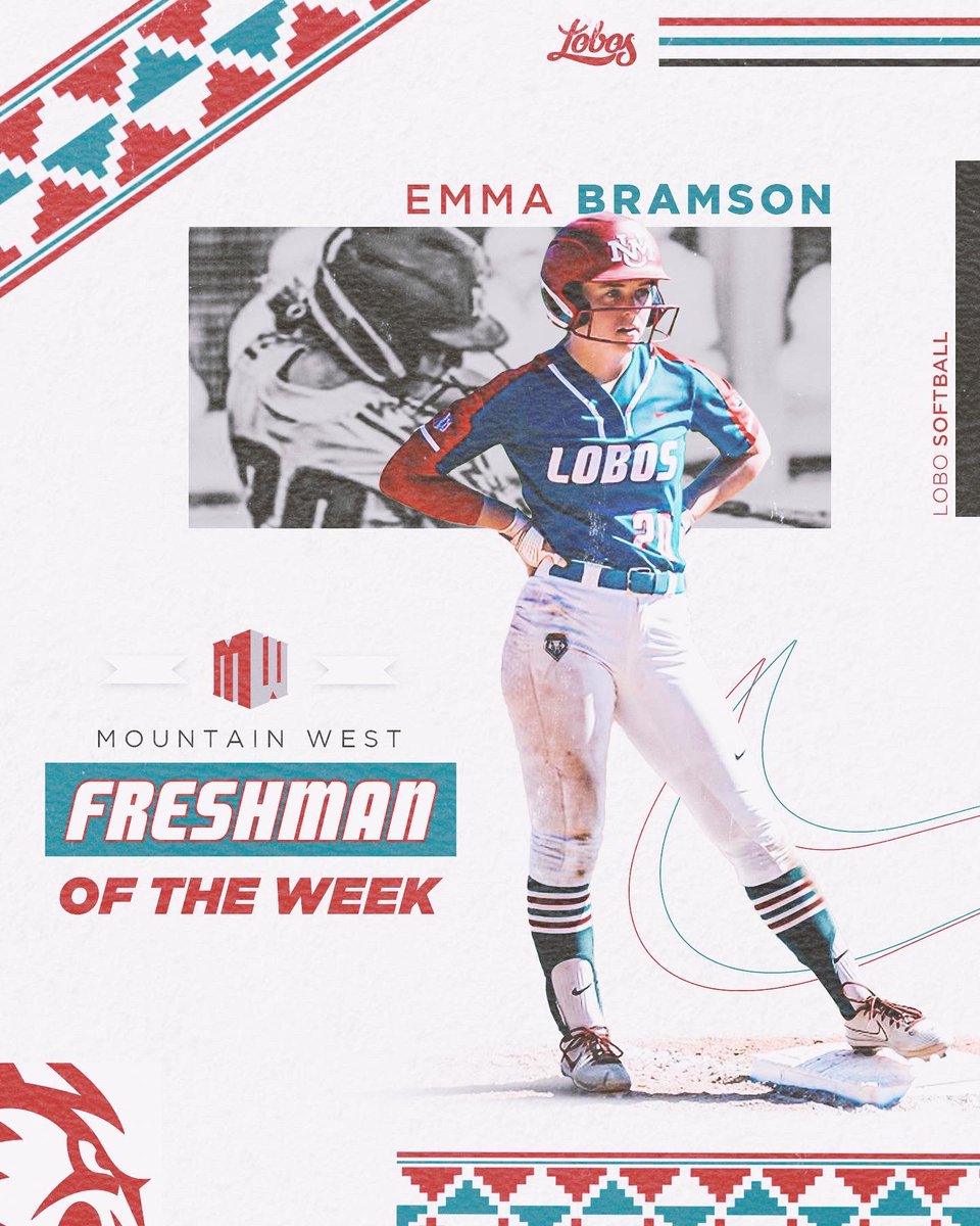 UNMLoboSB's tweet photo. Big time awards for 2 of our Lobos this week!
Congratulations to @bramson_emma and @andrea_howard00.
#GoLobos https://t.co/vnTco3WMx5