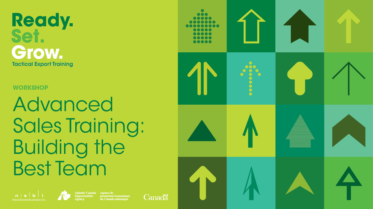 InvestNS_'s tweet photo. Sales performance is critical to growing a company. But what does it take to create a top-selling team?

Join our Advanced Sales Training workshop series and learn how to support your team and grow your #NSBusiness. 

Register today: https://t.co/3E3FlxPcaU #ThinkExport https://t.co/02FUBlftLf