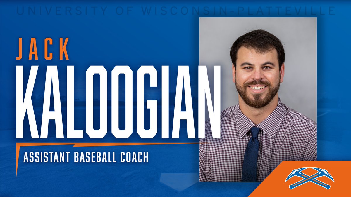 The #Pioneers are thrilled to welcome <a href="/UWPlattBaseball/">UW-Platteville Baseball</a> assistant coach Jack Kaloogian! #SwingTheAxe
Read more about Coach Kaloogian at: letsgopioneers.com/sports/bsb/202…
#uwp #uwplatteville #platteville