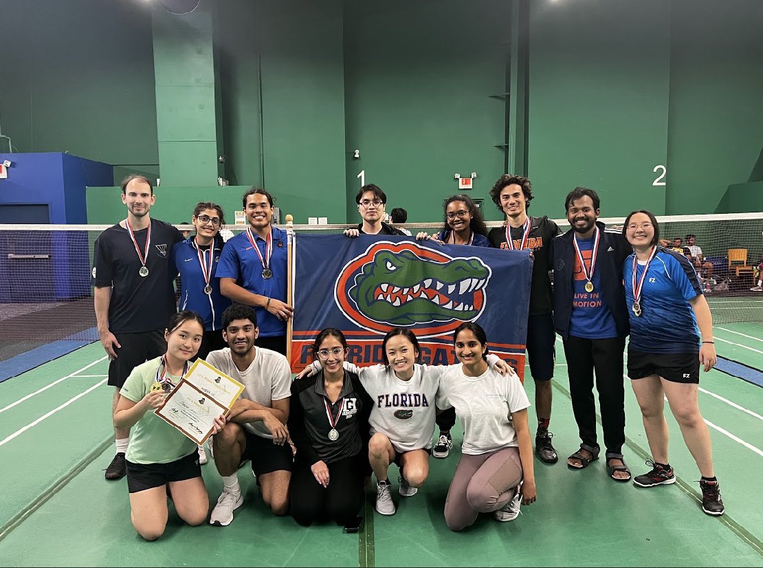 Helennyeung's tweet photo. Thanks UCF for hosting a great tournament!! #badminton https://t.co/eeX6a3Yojn