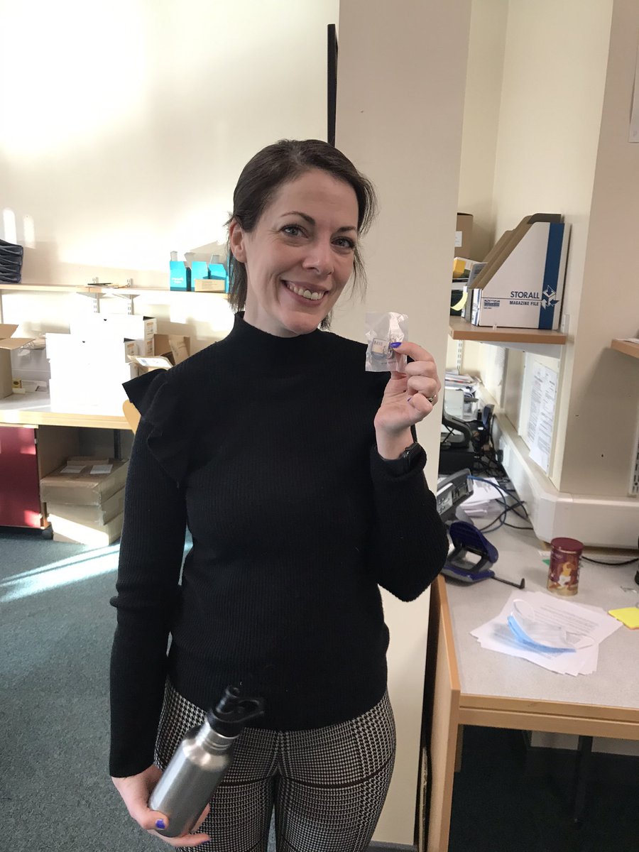QAHS_Digital's tweet photo. Today we were out delivering badges for staff who have achieved their #CertifiedMIE status for the digital development work they have been doing. Well done to Mrs Moran, mrs Argo and Miss Russell, they were delighted (Also to Mr McDonald who hasn’t got his picture taken yet 😆). https://t.co/Tk1uh2xKBL