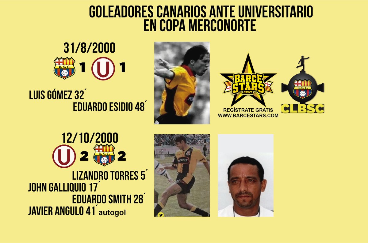 RugeTV1's tweet photo. #DatosCoperosBSC
NI @Universitario NI @BarcelonaSC HAN PODIDO GANAR JUGANDO COMO VISITANTES, EN NINGÚN TORNEO CONMEBOL
@Libertadores Y #Merconorte
BSC registra 1 triunfo y 2 empates en Guayaquil
la U registra 1 triunfo y 2 empates en Lima
Empataron los 4 últimos partidos https://t.co/OAaVBw5c6I