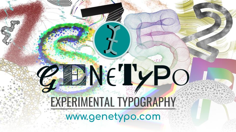 CoderSpaghetti's tweet photo. 3 slides from my talk about #experimental &amp; #generative #typography at @Technarte Conference. I'll showcase examples from my WIP @GeneTypo based on physics, agents, geometry, motion or chance. Don't miss it! https://t.co/rTchrxP4BF 

#generativedesign #creativecoding #technarte https://t.co/o46kjbqNHv