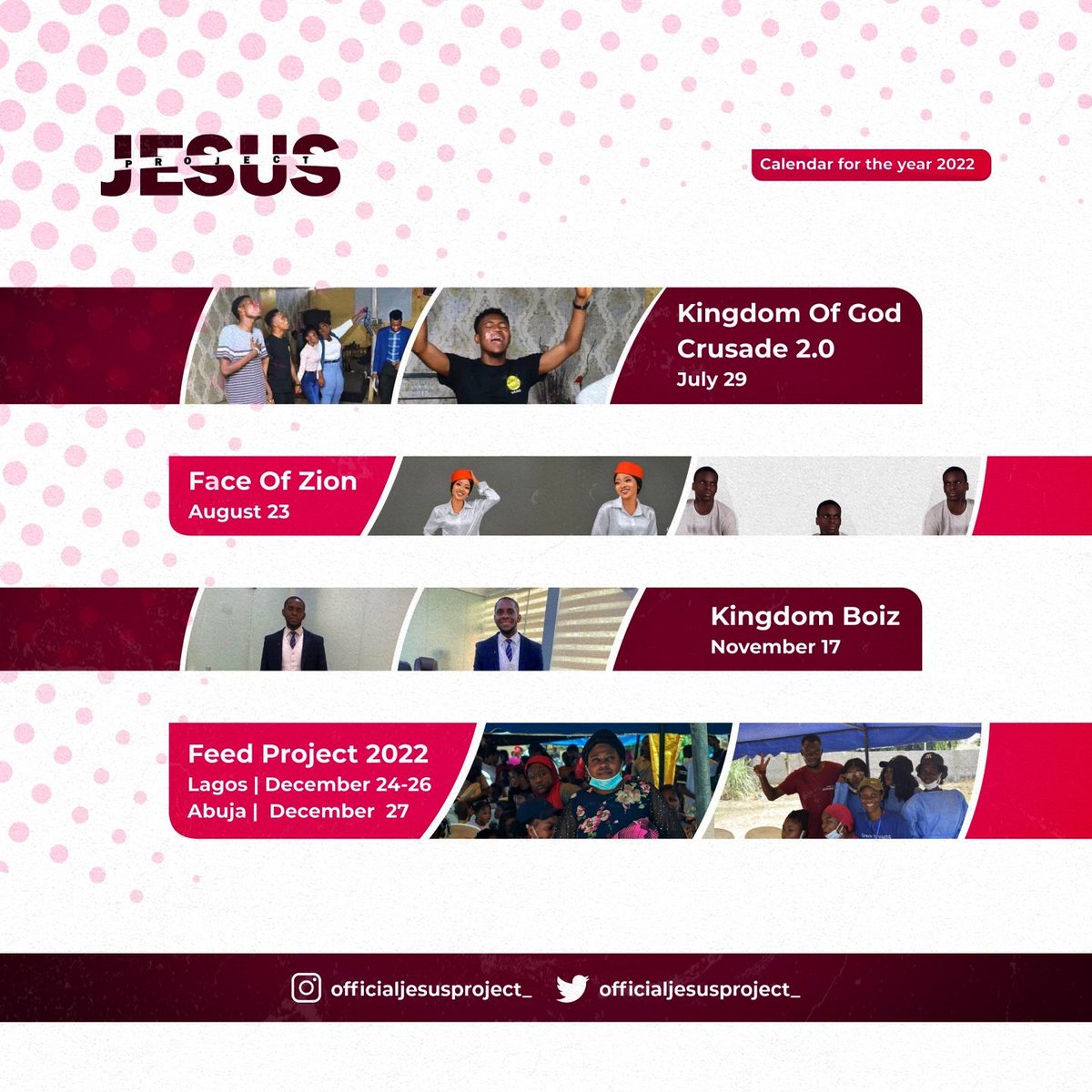 streetgospelam1's tweet photo. We Welcome the warm grace of 2022 as we look forward to further Exhibit, Celebrate, Inspire, Develop and Enrich
Walk with us through out this Glorious Journey as we create an unimaginable EXPERIENCE!!!
JESUS PROJECT IS BACK!!
DON'T MISS OUT!
#jesusproject #streetgospelambassadors https://t.co/eTaVGMOs58