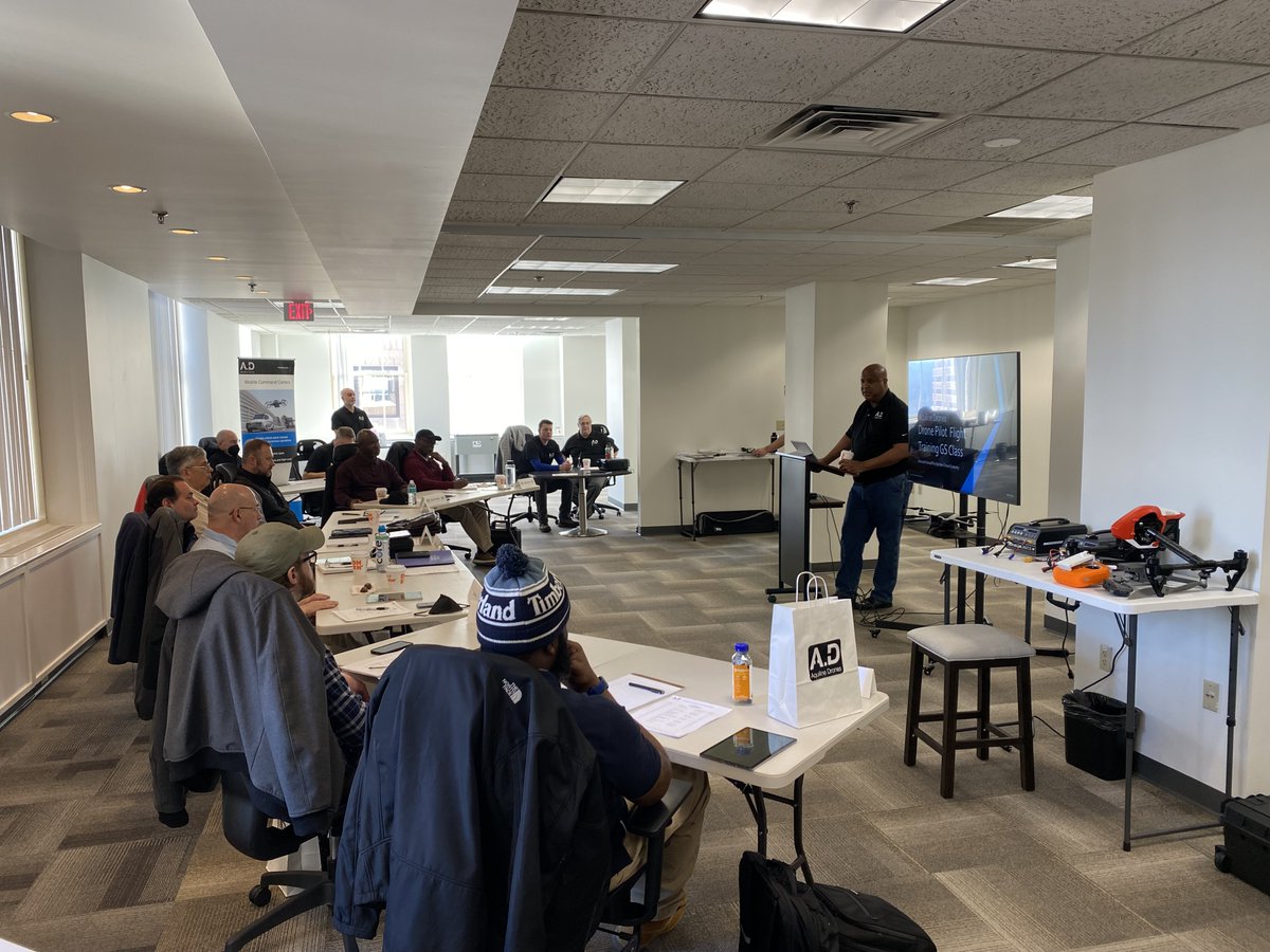 AquilineDrones's tweet photo. The president of @AquilineDrones addressing a new class of #flighttothefuture #dronepilot students on #presidentsday2022! Secure your seat: https://t.co/MGbwX3QOGA.

#FAA #uas #drones #drone #uav #newcareeropportunities #newcareerpath https://t.co/b5j5PWlt9b