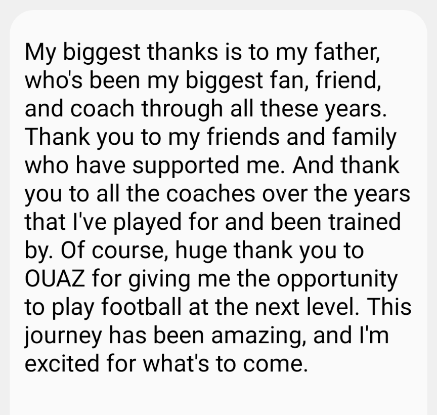 EdquilangElijah's tweet photo. I am proud to announce my commitment to OUAZ. I can't wait to compete in the next level of football. @OUAZFootball #THEPack @CoronadoFBall @bigdawg_inc @fivestarlinemen @Coach_Stebbins @benhanks2 @jimmy_EQ https://t.co/zz7yNRK8fS