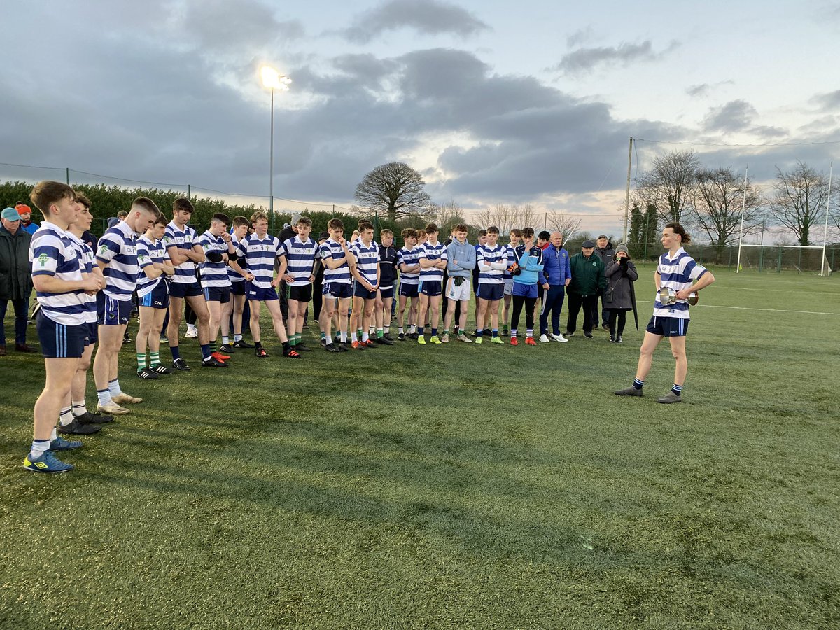 Massive congratulations to our Gallen Community School heroes this evening. Our Senior Football team are deserving Leinster Champions after a magnificent 3-8 to 2-6 victory over Templeogue College. Congratulations to their management team of Mr. Doyle, Mr. Maher and Mr. Joyce.