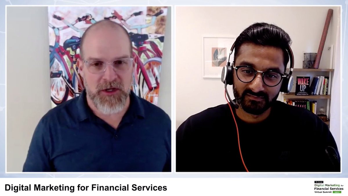 DMFinancialServ's tweet photo. #DMFSWest Day-1 Update | @AmritDhangal of @acquire_io discussing connected #customerexperience for #FinServ through taking finance #Phygital. #DigitalMarketing https://t.co/l5TMEXc3RF
