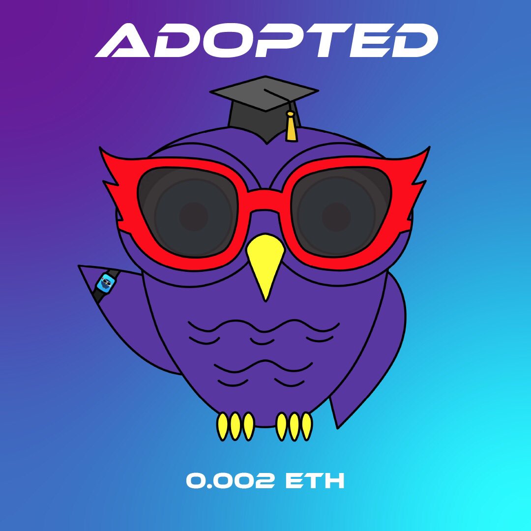 Partyowls_io's tweet image. Our PARTY OWL #20 has been adopted !

Congrats for your degree, you deserve this party, have fun and don’t drink &amp;amp; fly :)

Adopt your Party Owl student on Opensea : opensea.io/collection/par…

#nftwildlife #nftnature #nftplanet #nft #nfts #opensea #nftartists #polygonnft