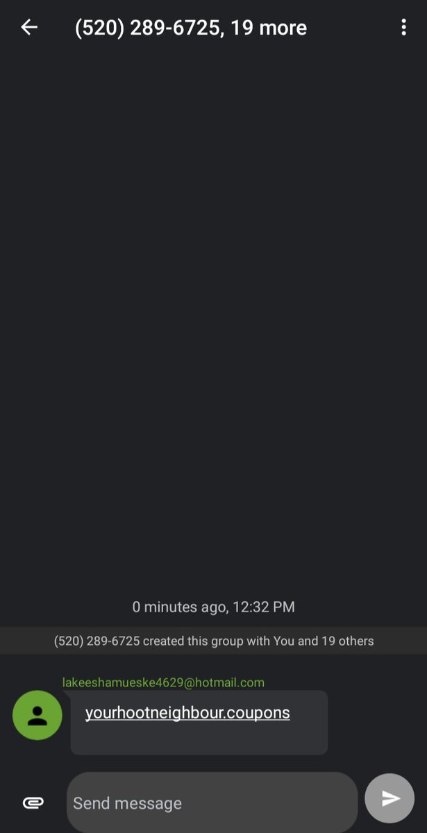 Kevyna36's tweet image. I&apos;m getting these #spamtext on my phone 📱