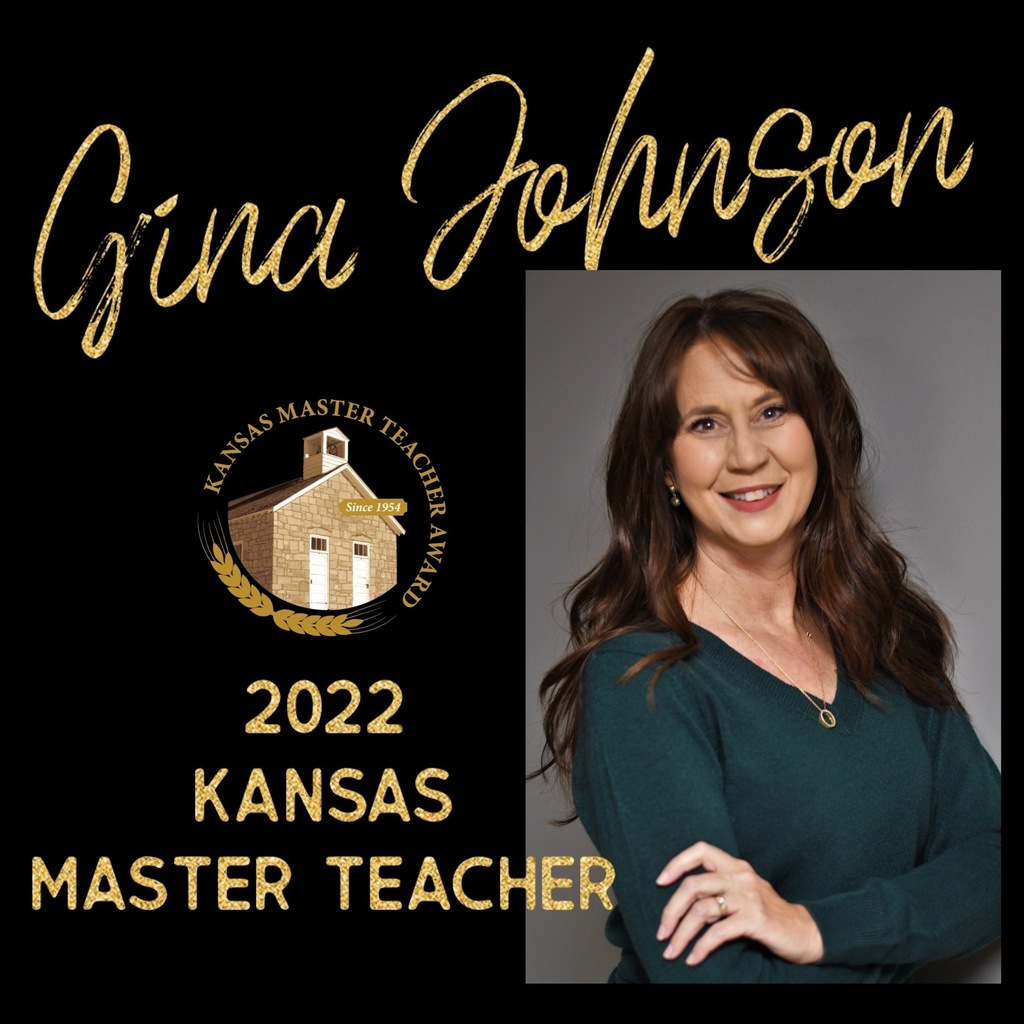 Gina Johnson was just announced as 2022 Kansas Master Teacher! Congratulations Mrs. Johnson! We are so proud of you.