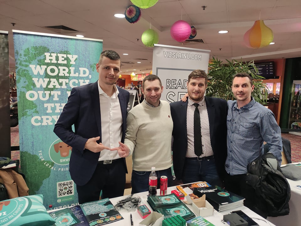 HunVizslainu's tweet photo. VizslArmy!

Today we were lucky enough to present the HVI at the largest Blockchain event in Central-EU. There were a lot of people interested, we presented a lot and showed what makes our Token unique. Thanks for your support.

https://t.co/i03Xjuyaq8
https://t.co/f3dpo6sRj4 https://t.co/ZccPY0oPoM