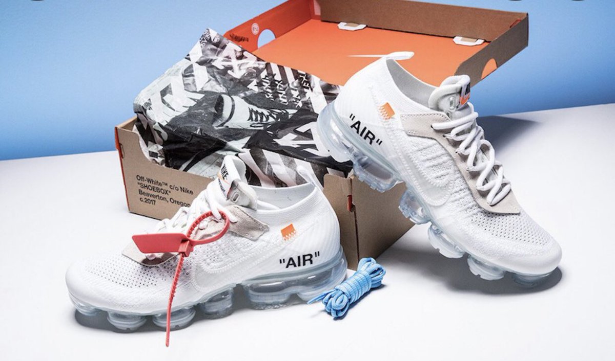 👟⚡️NIKE Air VAPORMAX FLYNIT OFF WHITE 👟⚡️ ESSA RARIDADE VC SÓ ENCONTRA NA VR STORE ⚡️⚡️