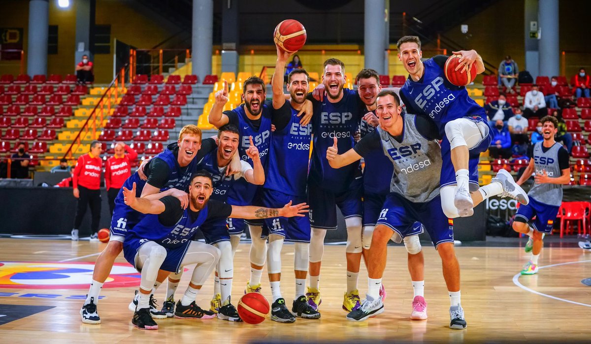 Disfrutando mucho como siempre de la selección! Segundo día de preparación 🤙🏻🤪 @BaloncestoESP