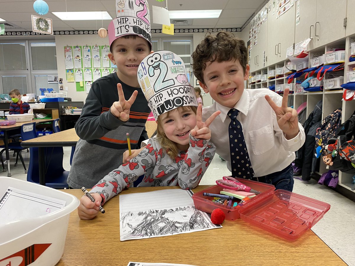 CrestwoodEle's tweet photo. The best Twos-Day ever with tutus, ties, and mismatched tennis shoes! 2-22-22 #better2gether #TwosdayTuesday https://t.co/Lo1kz2pL9P
