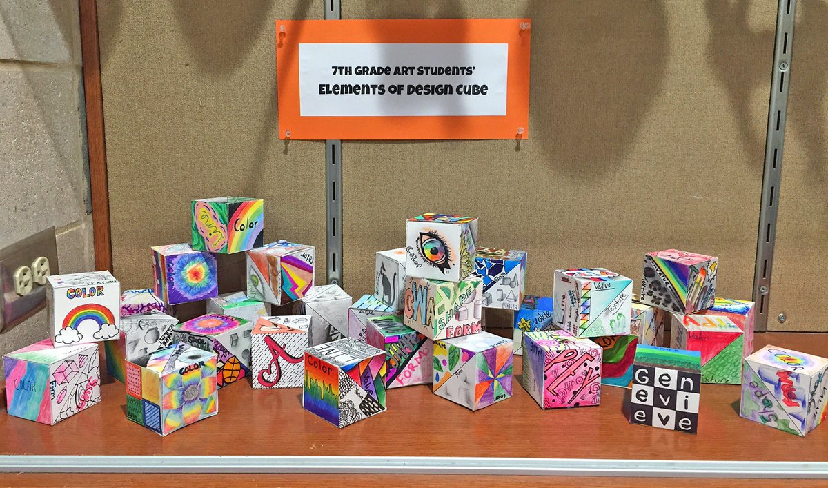 Kim Richardson (@kimr_art) on Twitter photo 7th grade Studio Art students each created a beautiful 3D Cube to demonstrate their understanding of the Elements of Design. #IHPromise <a href="/IHMiddle/">Indian Hill MS</a> <a href="/IHSchools/">Indian Hill Schools</a> <a href="/IHSD_Arts/">Amy Clark</a> 7th grade Studio Art students each created a beautiful 3D Cube to demonstrate their understanding of the Elements of Design. #IHPromise <a href="/IHMiddle/">Indian Hill MS</a> <a href="/IHSchools/">Indian Hill Schools</a> <a href="/IHSD_Arts/">Amy Clark</a>