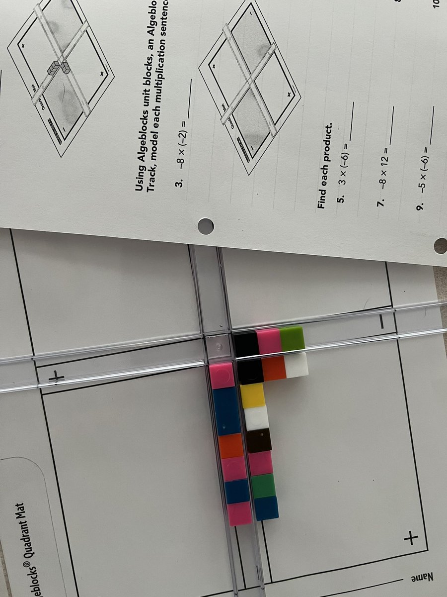 MsBrown_219's tweet photo. Multiplying integers! https://t.co/ASzYLZCKTJ