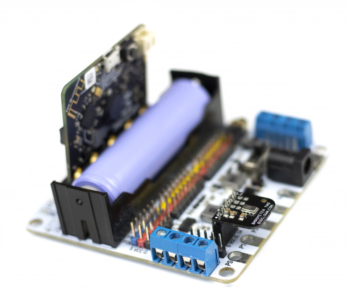 Make_and_Learn's tweet image. Al nostre nou Projecte Disparats combinem la #microbit amb la nostra placa d&apos;extensió #microshield i el sensor baromètric de l’empresa @hardwario_en.

I per últim... 🙄⤵️