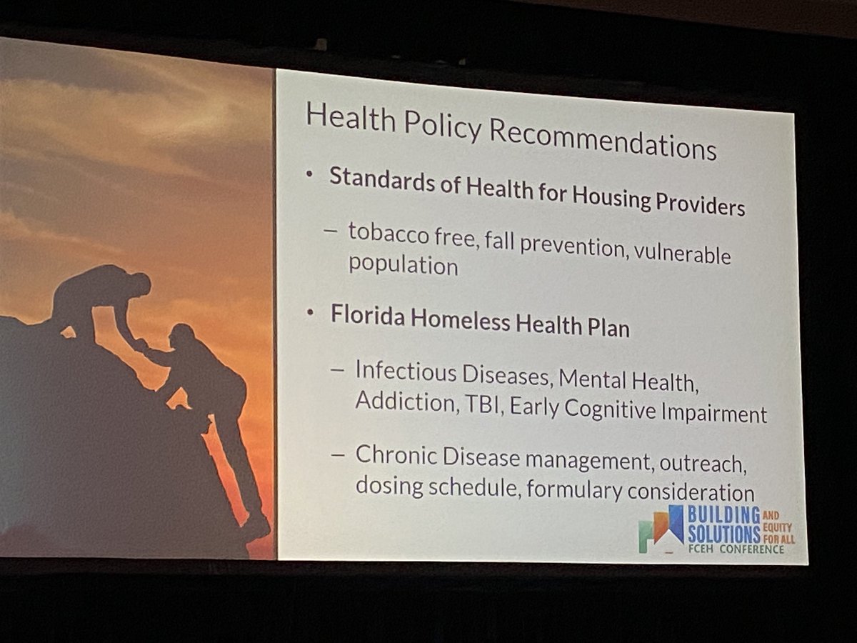 cityofpeace's tweet photo. Dr. Cogle, recommends Florida Homeless Health Insurance Plan. Yes!!! #EndFloridaHomelessness #FCEHConference22 @FL_Homeless https://t.co/9e6izpvZxX