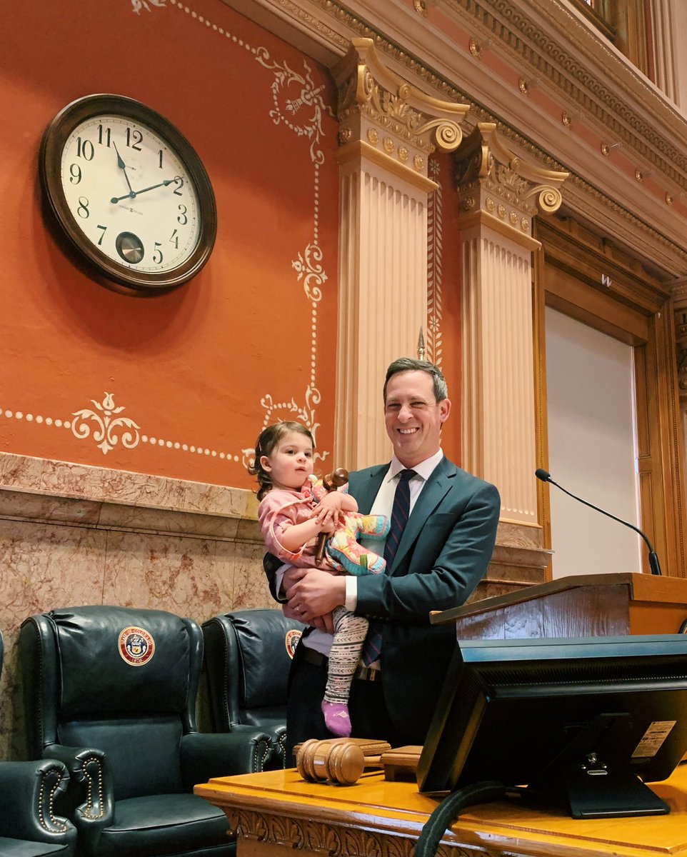 SteveFenberg's tweet photo. Today, I accepted the gavel to serve as the next President of the Colorado Senate.

As I enter this new role, my promise is this: to spend each day working to not only do what’s right for the people of Colorado, but to do it together.

Our work continues.

#copolitics #coleg https://t.co/5Ib4LrRyK7