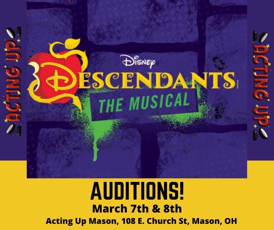 ActingUpMason's tweet photo. Don’t miss out on a chance to preform on stage. Sign up for auditions today!  https://t.co/GqnvAIDUAC https://t.co/MMNwCUgsOY