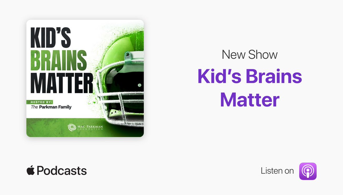 <a href="/missionmattersm/">Mission Matters Media</a> is proud to announce a new podcast: Kid's Brains Matter hosted by The Parkman Family &amp; presented by The Mac Parkman Foundation. Kid’s Brains Matter raises awareness about the links between Youth Contact Sports, Brain Trauma and Mental Illness <a href="/brains_matters/">The Mac Parkman Foundation</a>