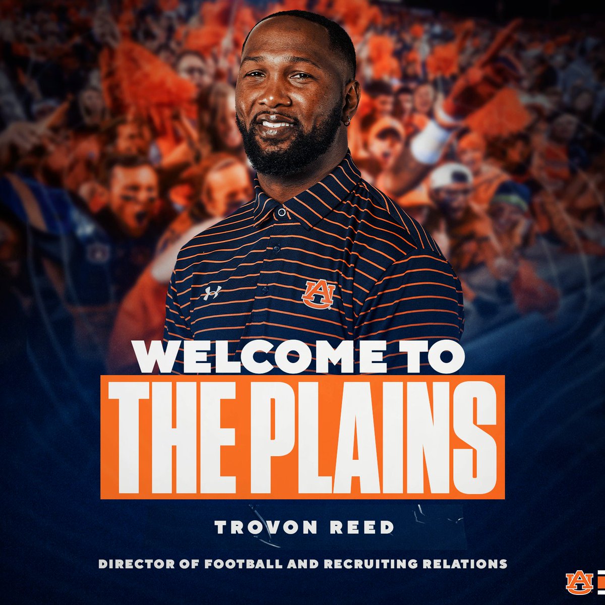 AuburnFootball's tweet photo. Staying on The Plains!

▶️ @TrovonReed 

#WarEagle | #AuburnMade https://t.co/9wHerBkY5y