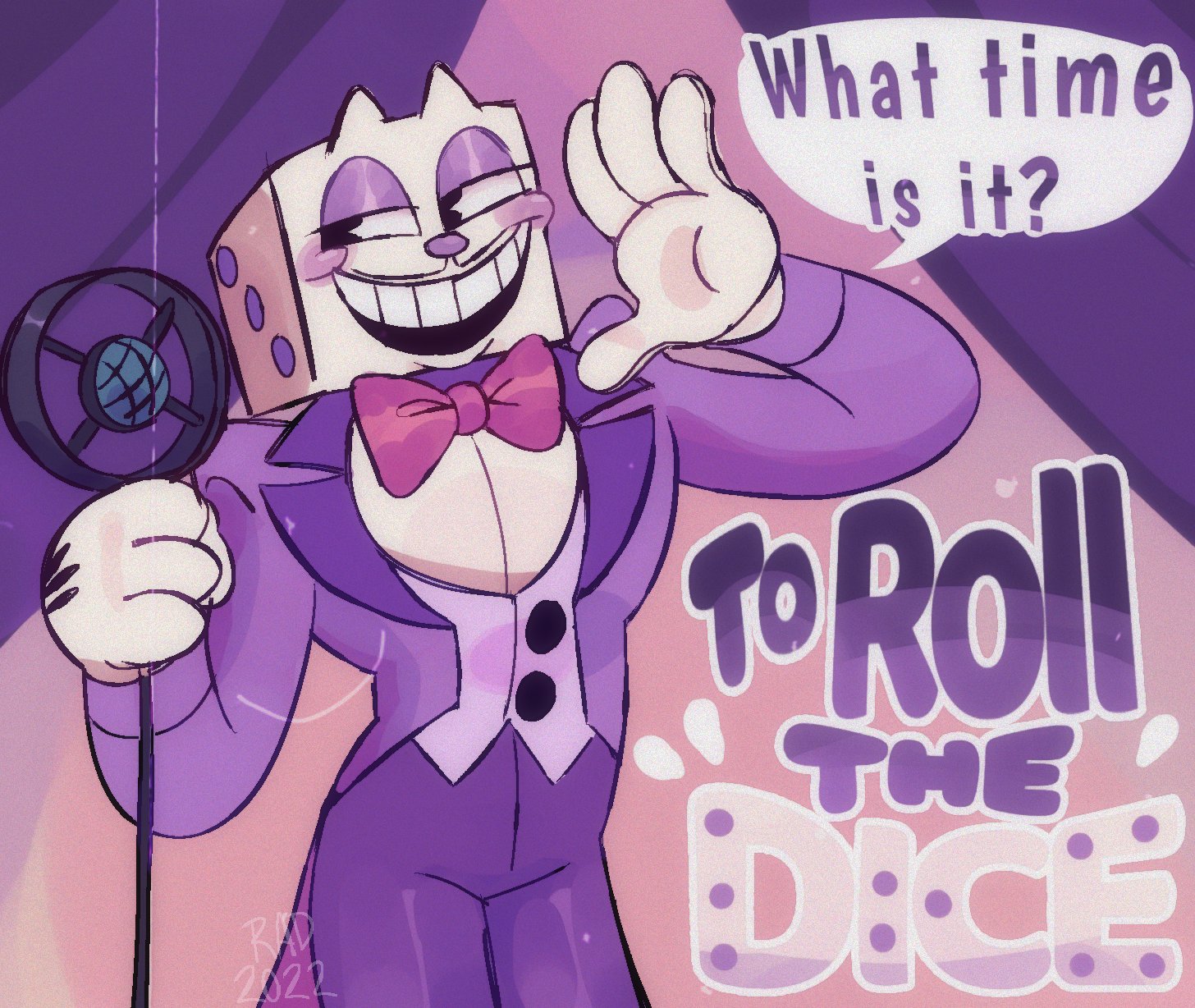 King Dice fanart : r/Cuphead