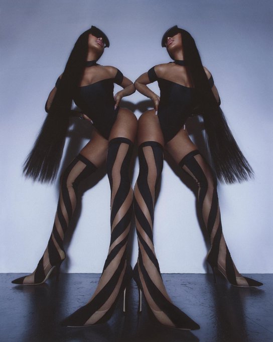 CLERMONT TWINS FOR MUGLER ⭐️ https://t.co/jkbFNLm4qC