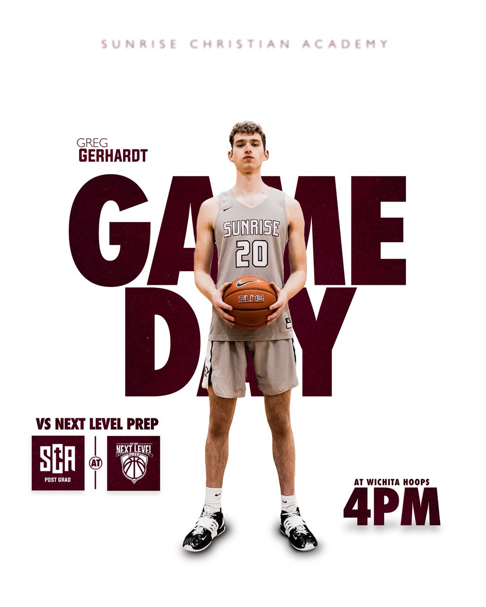sunrisehoops's tweet photo. #GAMEDAY ! Sunrise PGB is back in action vs Next Level Prep. 

Tip off at 4pm at Wichita Hoops https://t.co/LHT5WR2Bj0