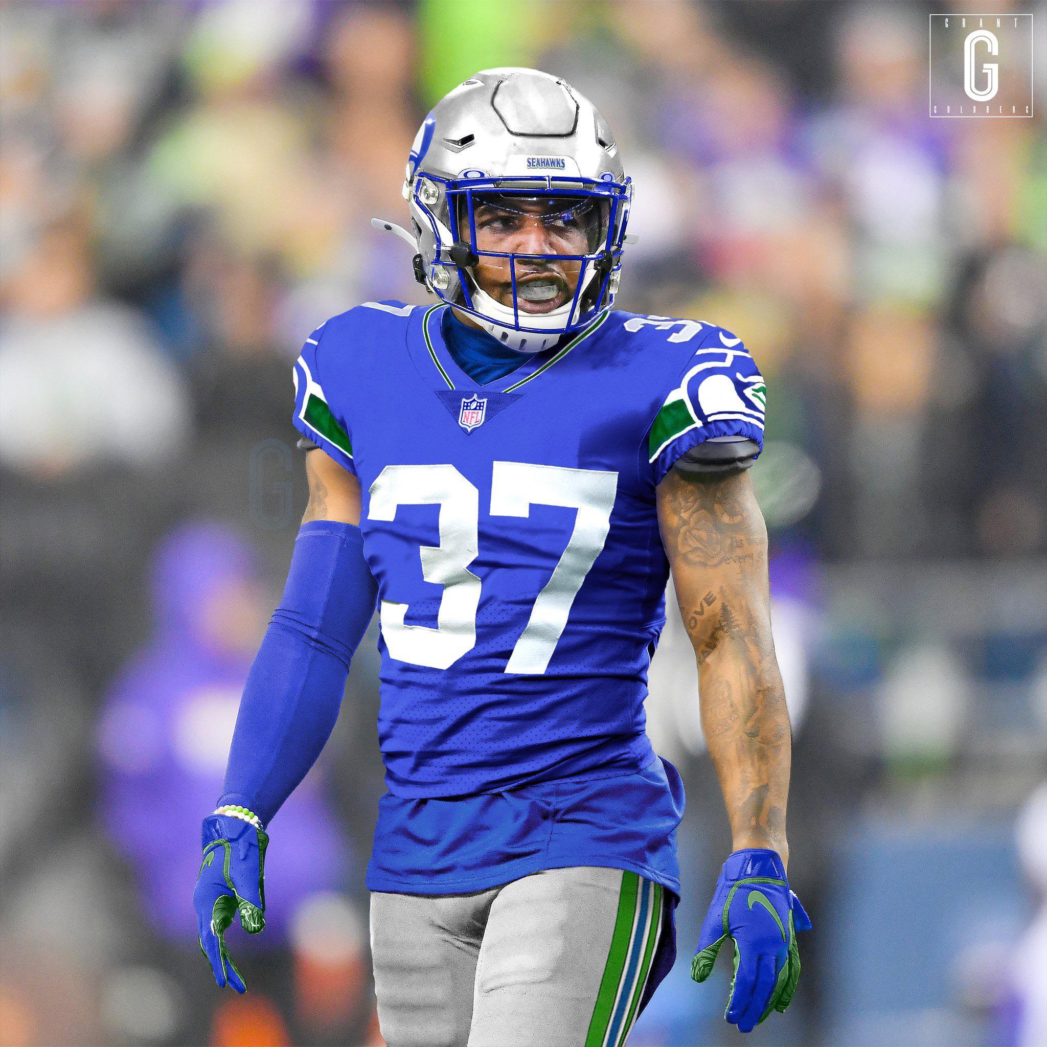 Mohammed Al-Azadi on X: 'On a scale of 1-5 how hyped will you be if the # Seahawks bring back these throwback uniforms?