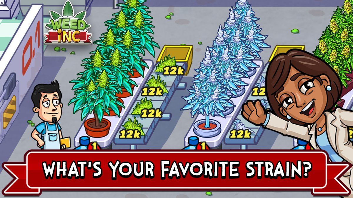 Weed_Inc_Game's tweet photo. β¨Hey there Entrepreneurs! What's your favorite in-game strain? Reply back here with a screen shot of your favorite strain planted and #WIcontest in the next 24hrs to win a Gold Crate + 100 Gems! We can't wait to hear from you!!π±ππ #WeedInc
https://t.co/Ze0e7y7lGq https://t.co/sp08d0AnjD