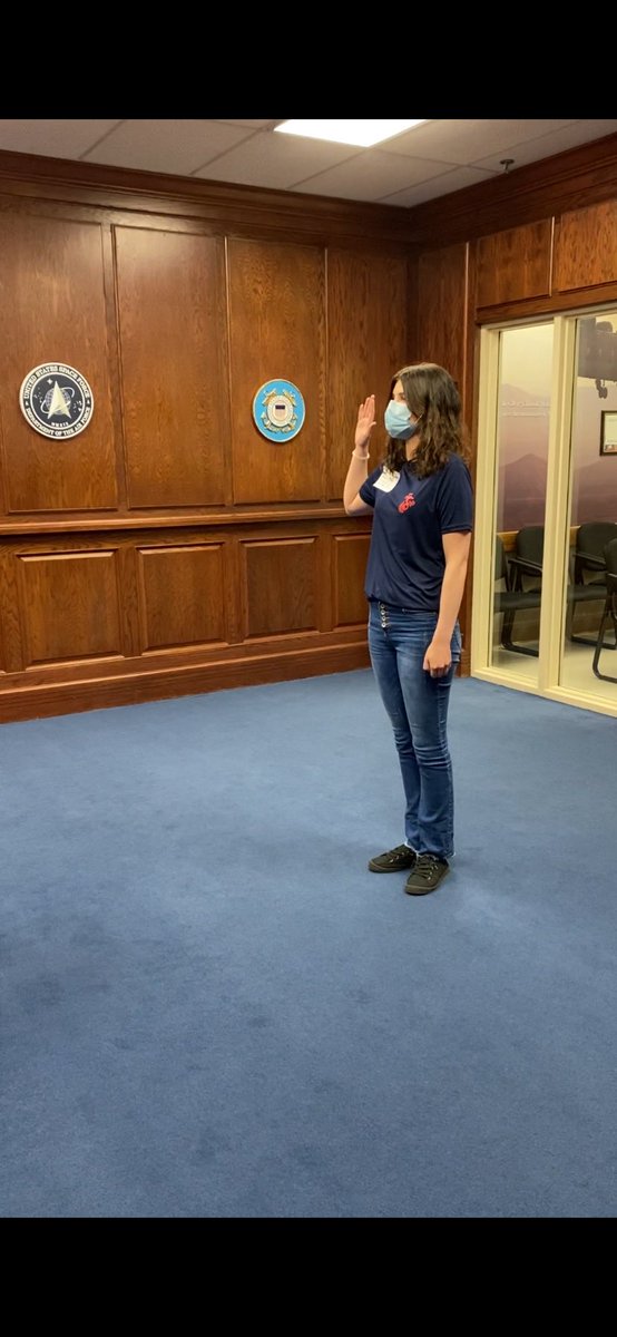 So proud of Savanah!!!She has just sworn in to be a United States Marine.