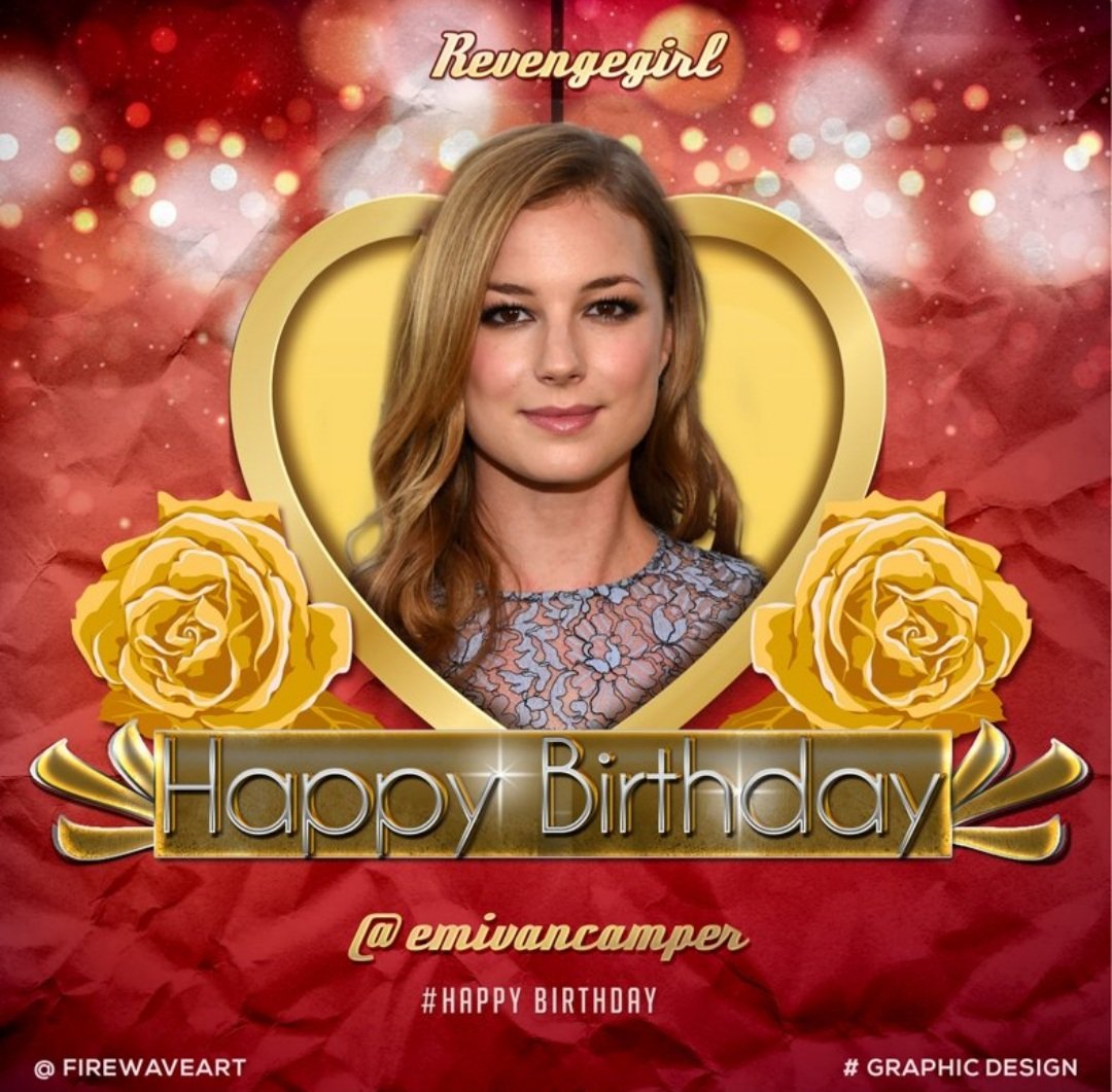 I'm wishing my dear Friend <a href="/emivancamper/">Revengegirl- Fan Account</a> an very Happy Birthday and all the love and happiness in the World. Love You! This Sweetheart is a huge Fan of Emily VanCamp. Hope you like this E-Card. Lots of love from Germany.