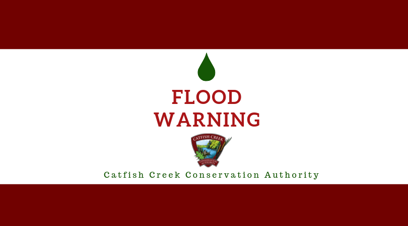 This is a FLOOD WARNING that flooding is imminent and dangerous water level conditions are occurring in low-lying areas of the Catfish Creek Watershed. #ONFlood #ONStorm

Read the Full Statement Here: bit.ly/3saJzW1