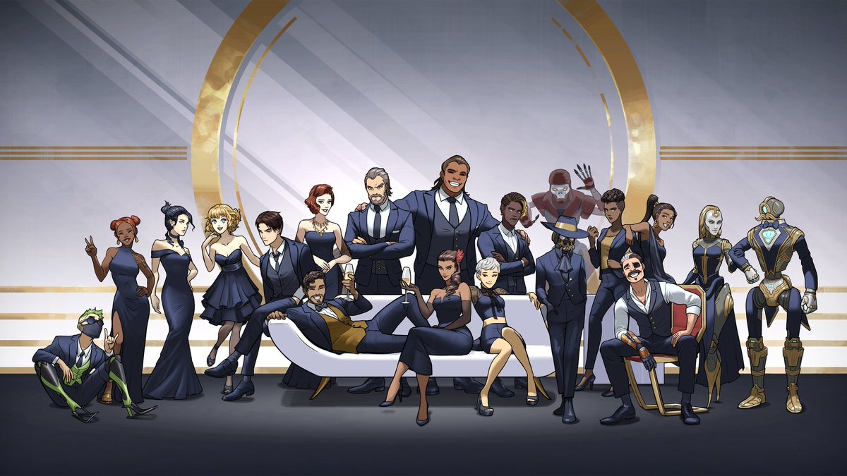 _moyparra's tweet image. 👀 the thing that's especially rewarding about this image outside of the wonderful rendition of the legends is that even here they still remain in character. That's a huge compliment to the team. Glad these characters are resonating with people 😌❤️

*via: SupremeOverlordJen