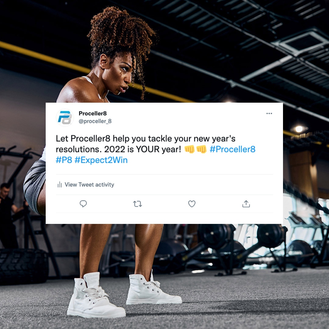 Through fitness and in health, Proceller8 has you covered. 😉  Make 2022 the year of YOU with the help of our premium products. Link in bio to shop now! #Proceller8 #P8 #Expect2Win proceller8.com